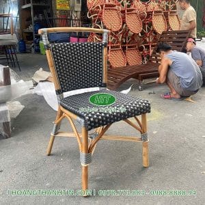 Bàn ghế mây thật TH 25
