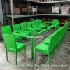 Bàn ghế nhựa mây ngoài trời TH 22