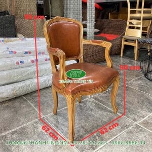 Ghế gỗ nệm cafe TH 16