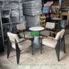 Bàn ghế sắt nệm TH 28