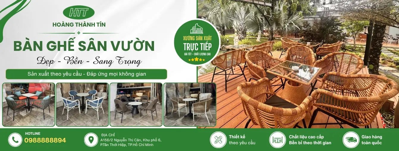 Bàn ghế sân vườn
