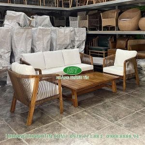 Sofa nhựa mây ngoài trời TH 50
