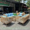 Sofa nhựa mây ngoài trời TH 77